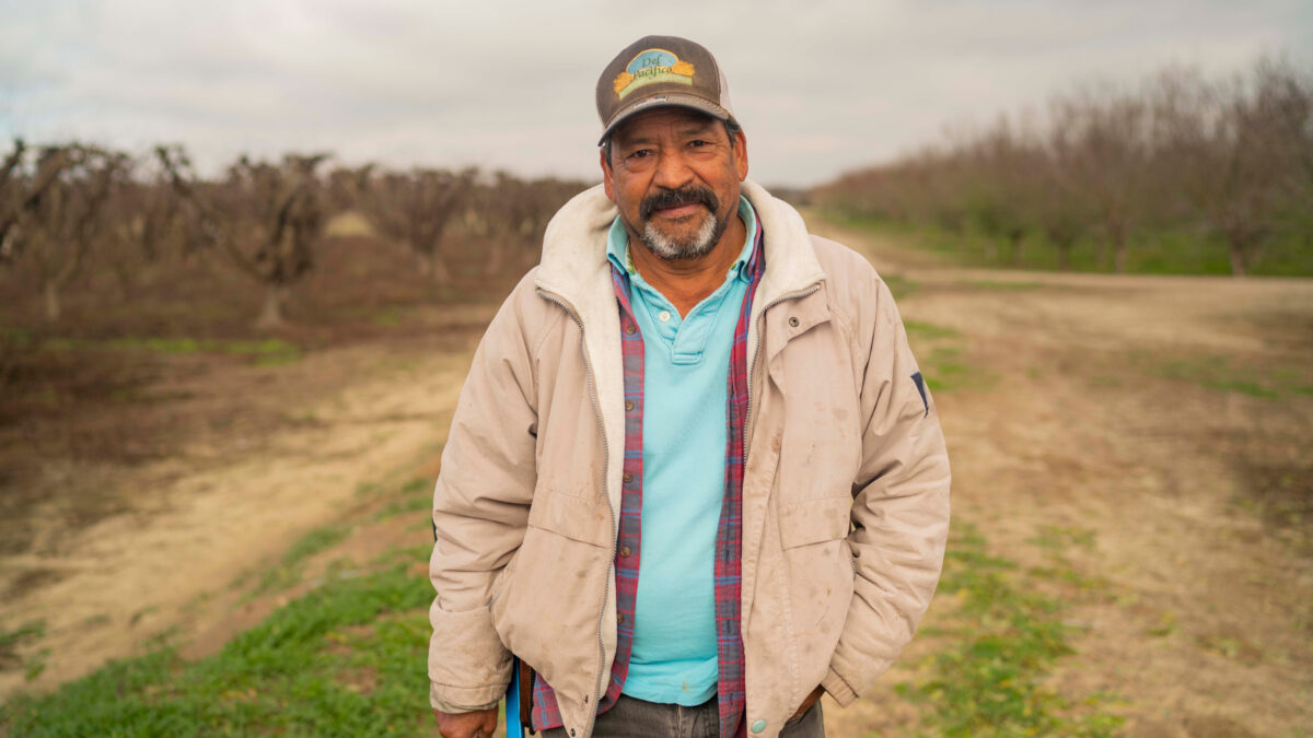 farm worker in the field